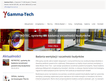 Tablet Screenshot of gamma-tech.pl